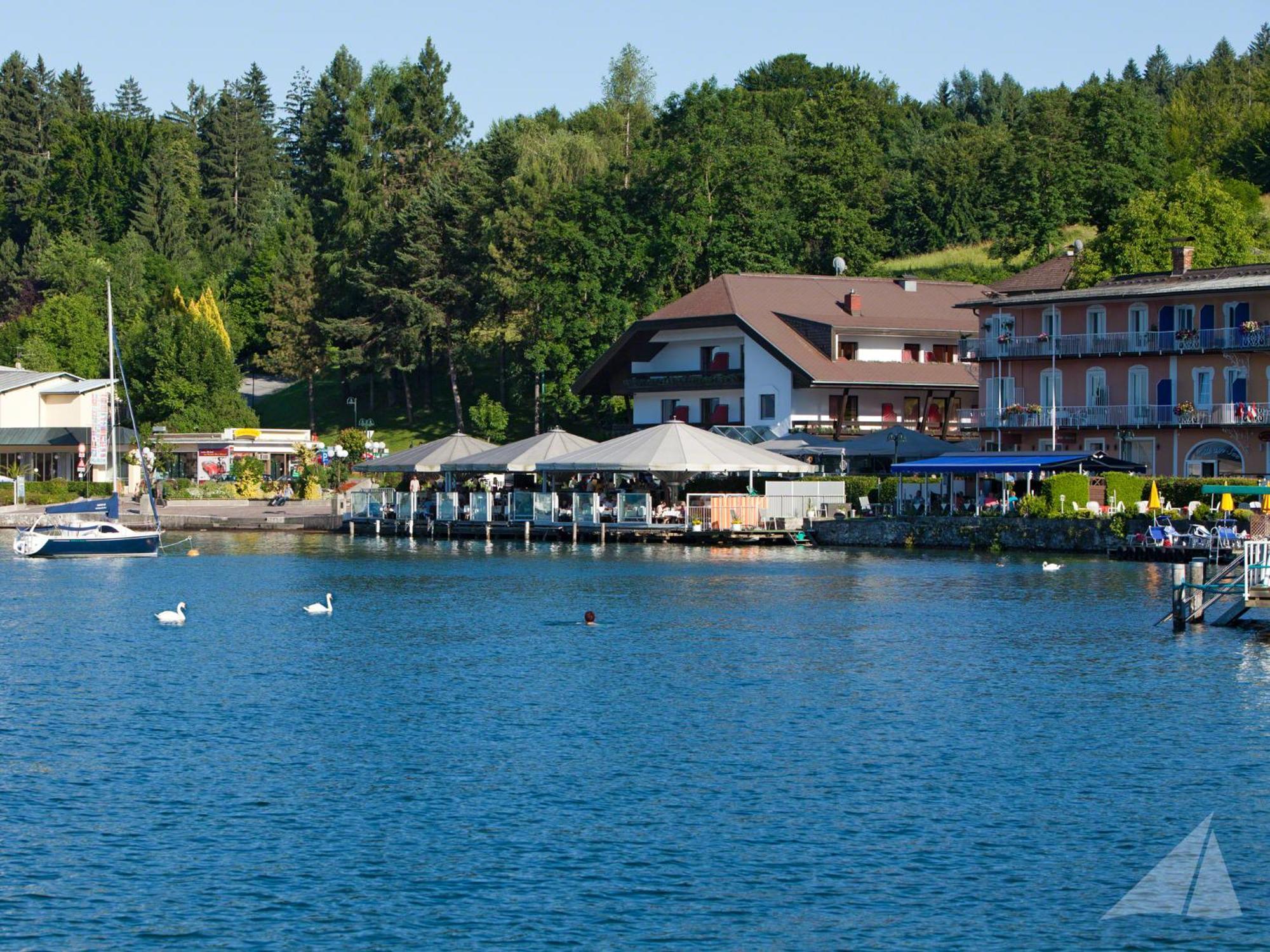 Hotel-Restaurant "Veldener Traumschiff" Direkt Am See In 2Min Im Zentrum Фельден-ам-Вертерзе Екстер'єр фото